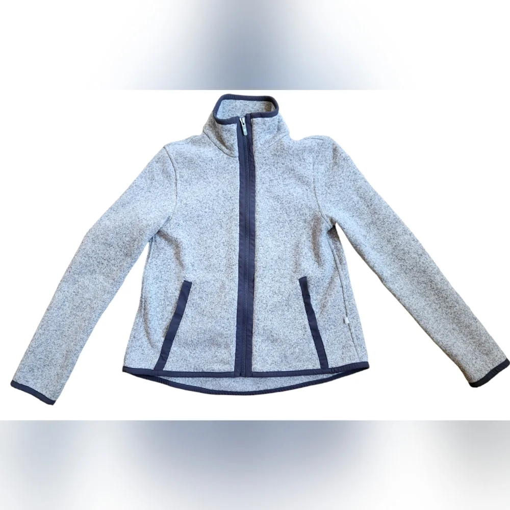 Lululemon Gray "It’s Fleecing Cold" Fleece Zip Up Jacket Warm Cozy Womens Size 2 - Picture 2 of 11